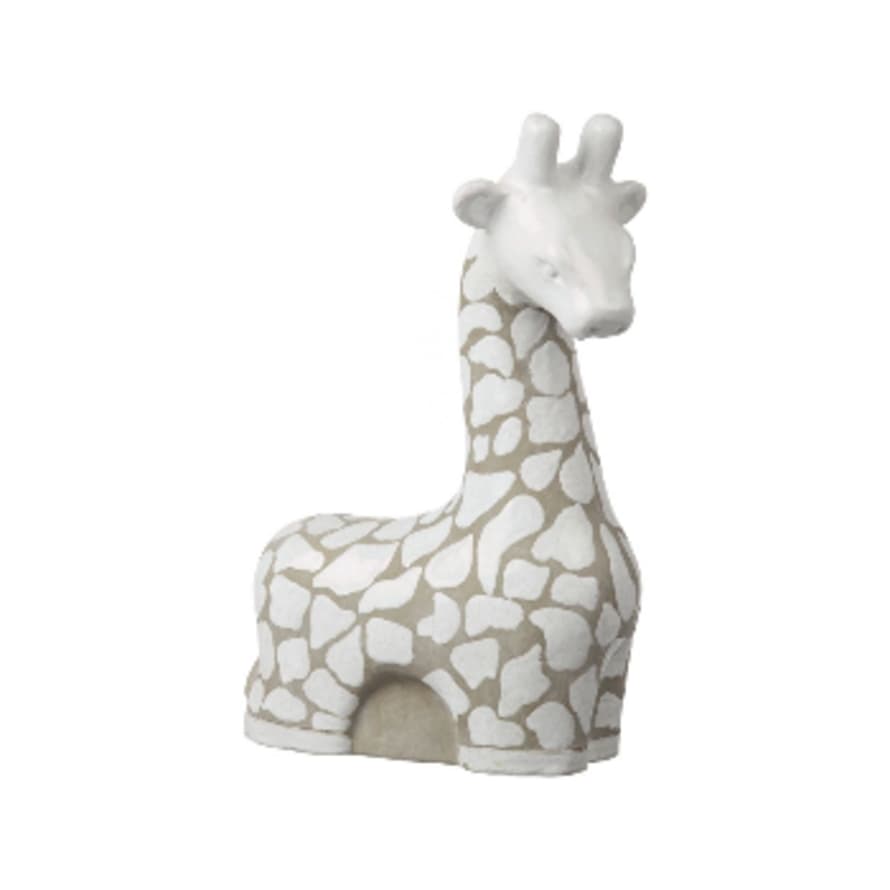 Pomax White Terracotta Giraffe