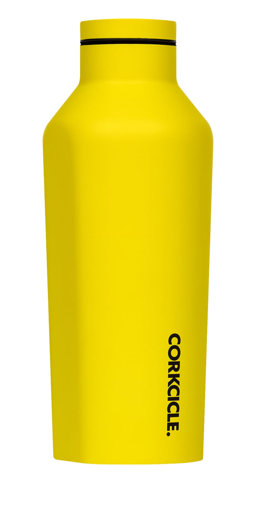 Corkcicle 9oz Neon Yellow Canteen Thermos