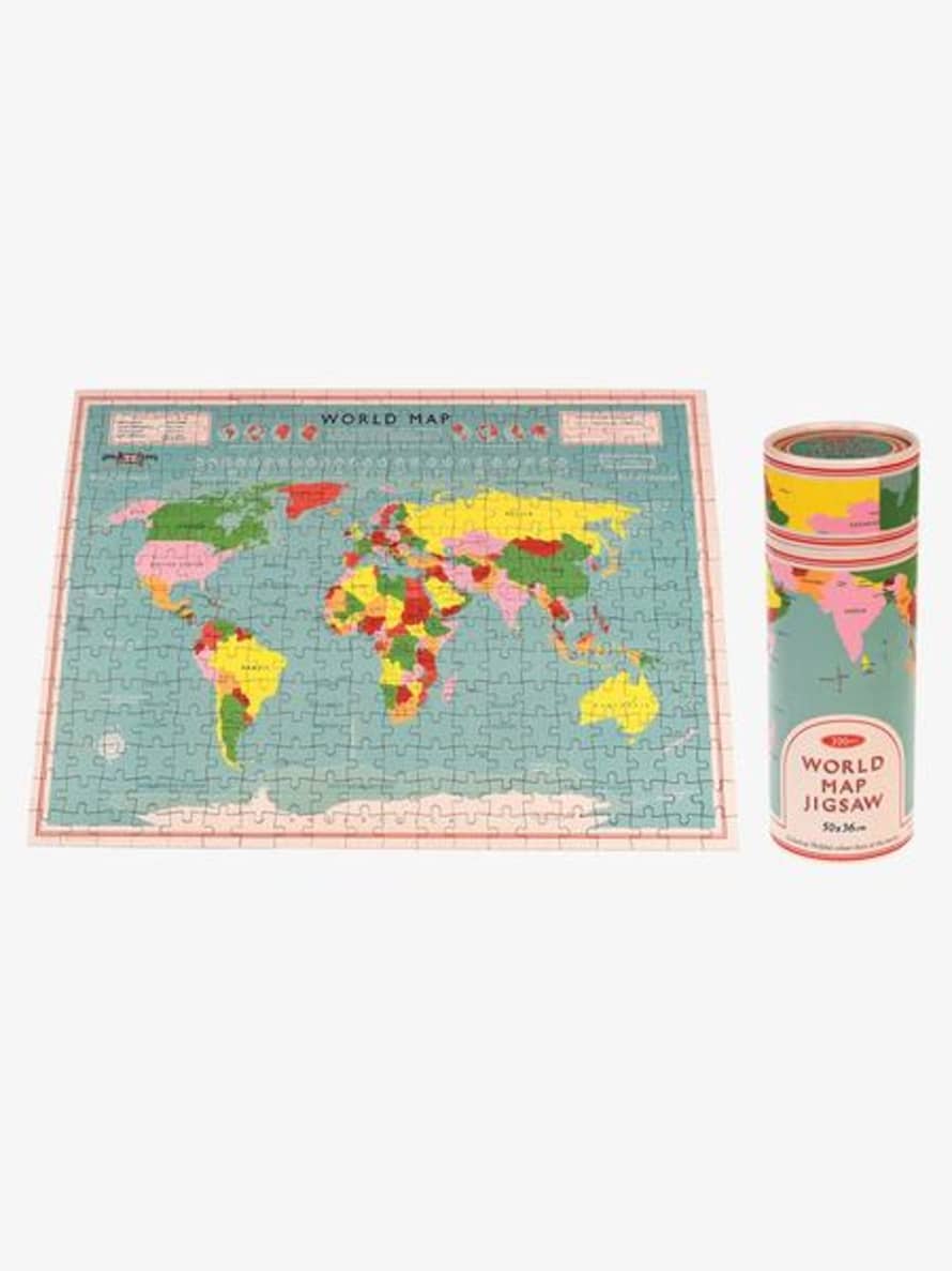 Rex London World Map Puzzle In A Tube