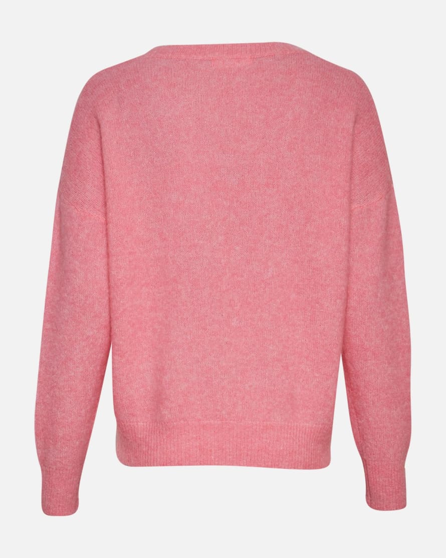 Trouva: Femme Mohair O Jumper in Morning Glory - Pale Pink