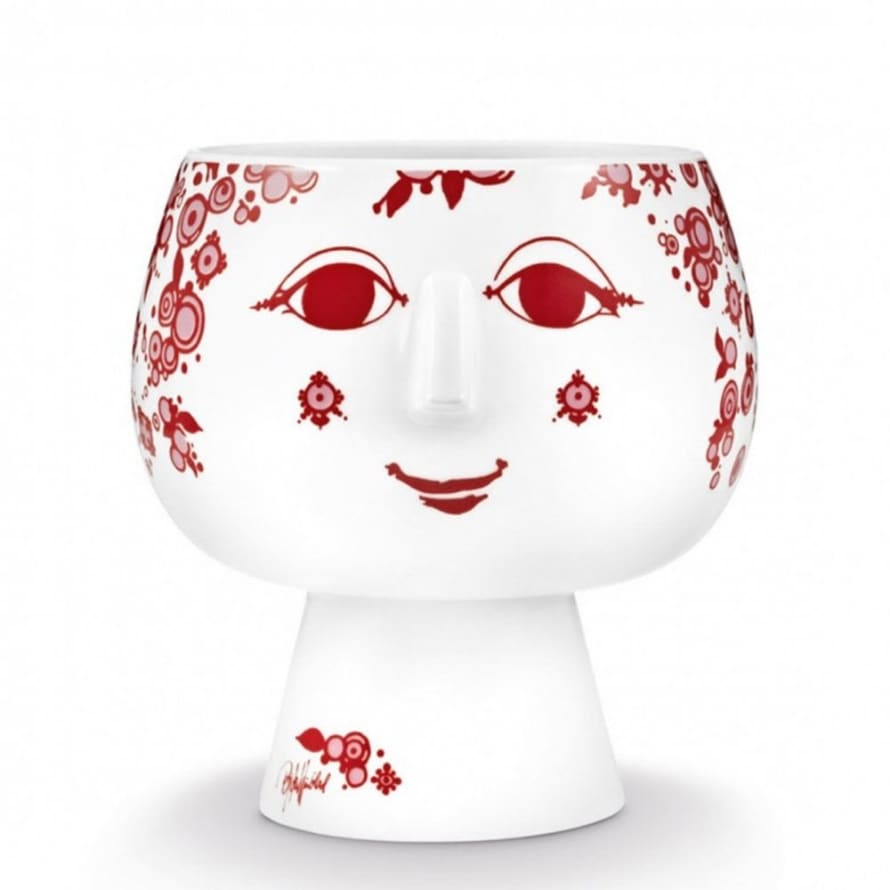 Bjorn Wiinblad Red 17.5cm Juliane Flowerpot