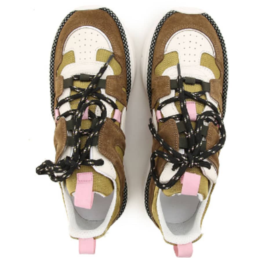 Isabel Marant Bronze Lace Up Womens Kindsay Sneaker