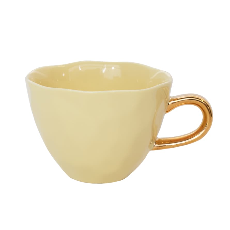 Urban Nature Culture Raffia Yellow Porcelain Good Morning Mug 