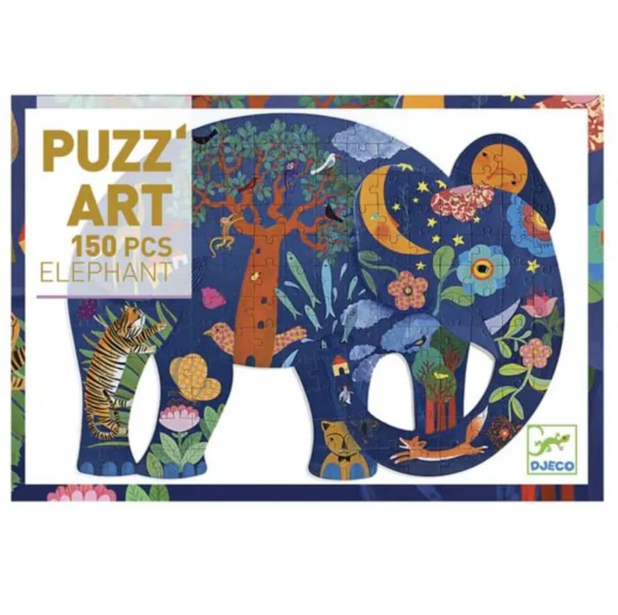 Djeco  Puzzle Art Elephant Jigsaw Age 6+