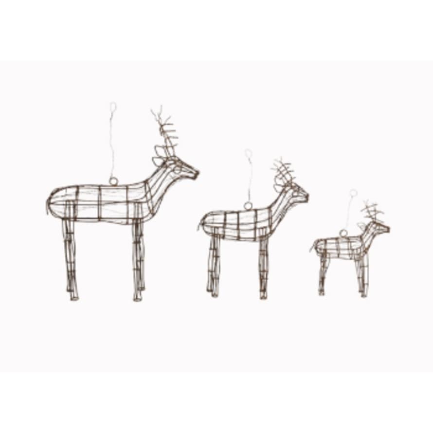 Nkuku Large Ineko Wire Reindeer