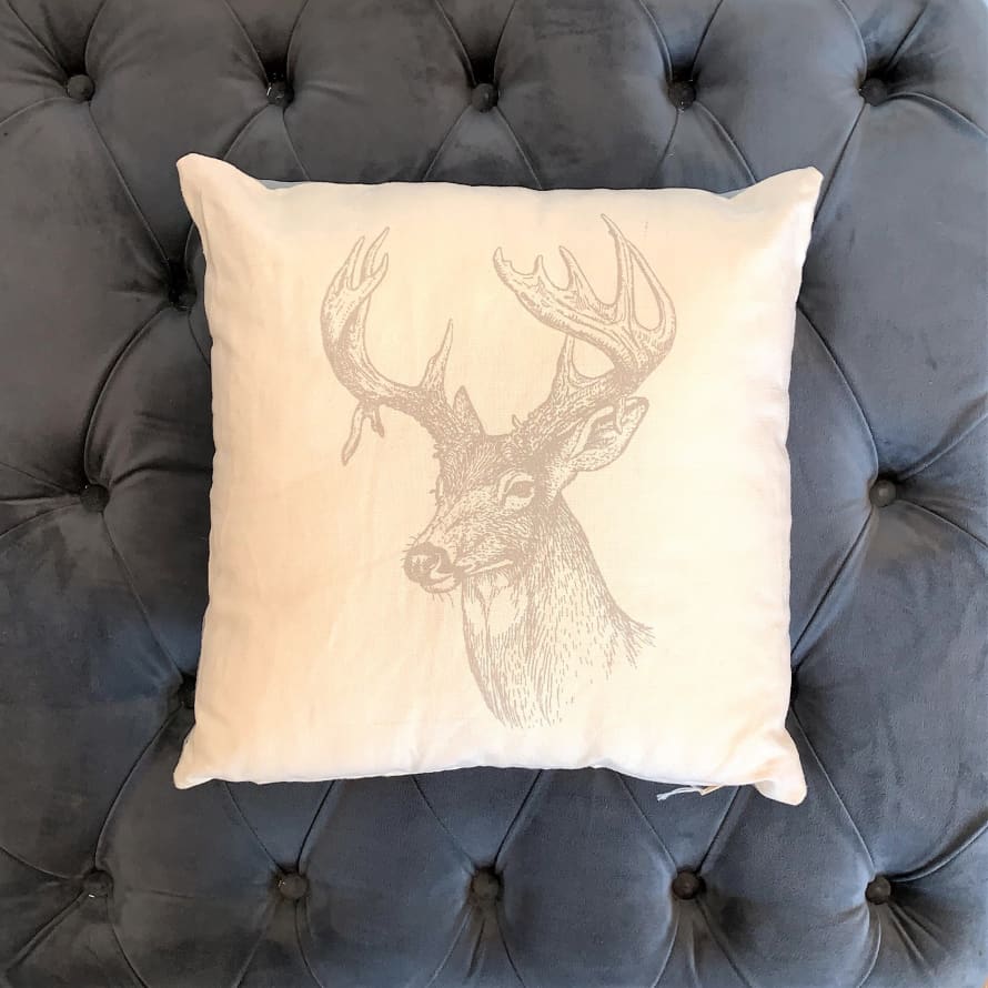 Small Stag Cushion