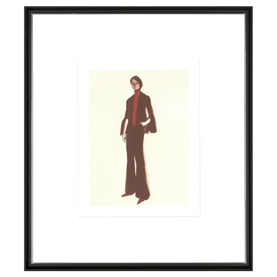 Ablo Blommaert nv Wall Art The Suit Framed Black