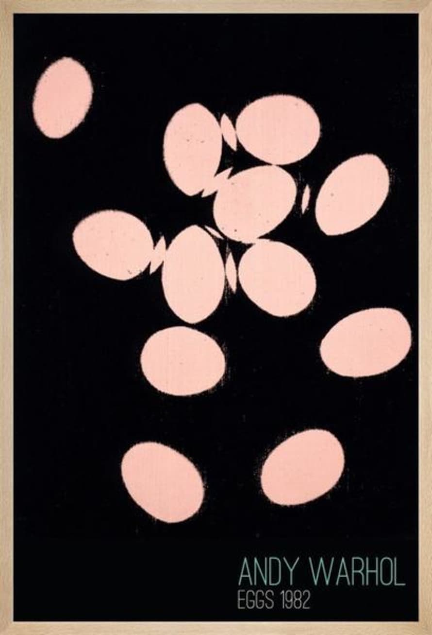 King & McGaw Eggs 1982 Pink Print By Andy Warhol