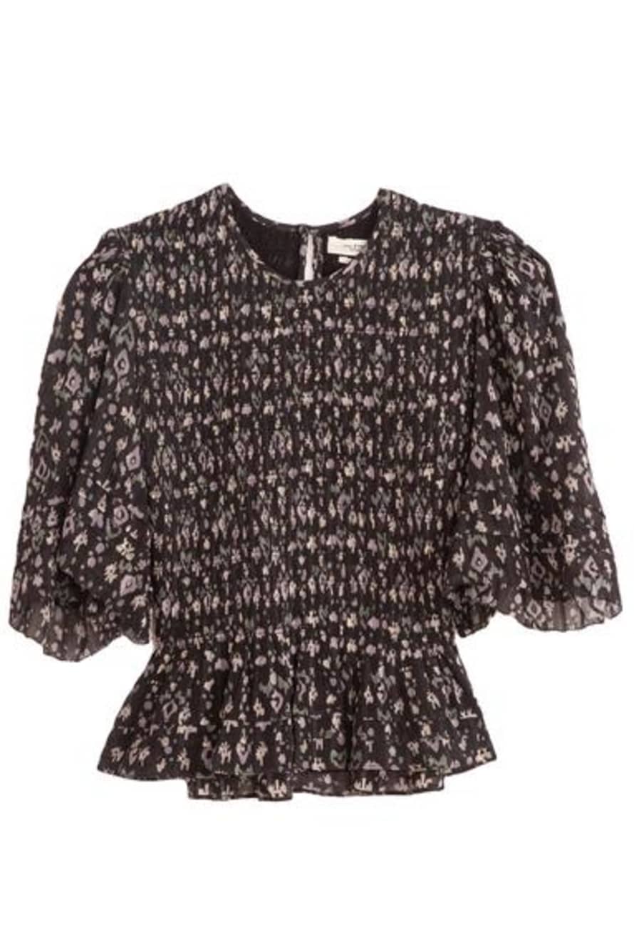 Isabel Marant Enette Top in Dark Midnight