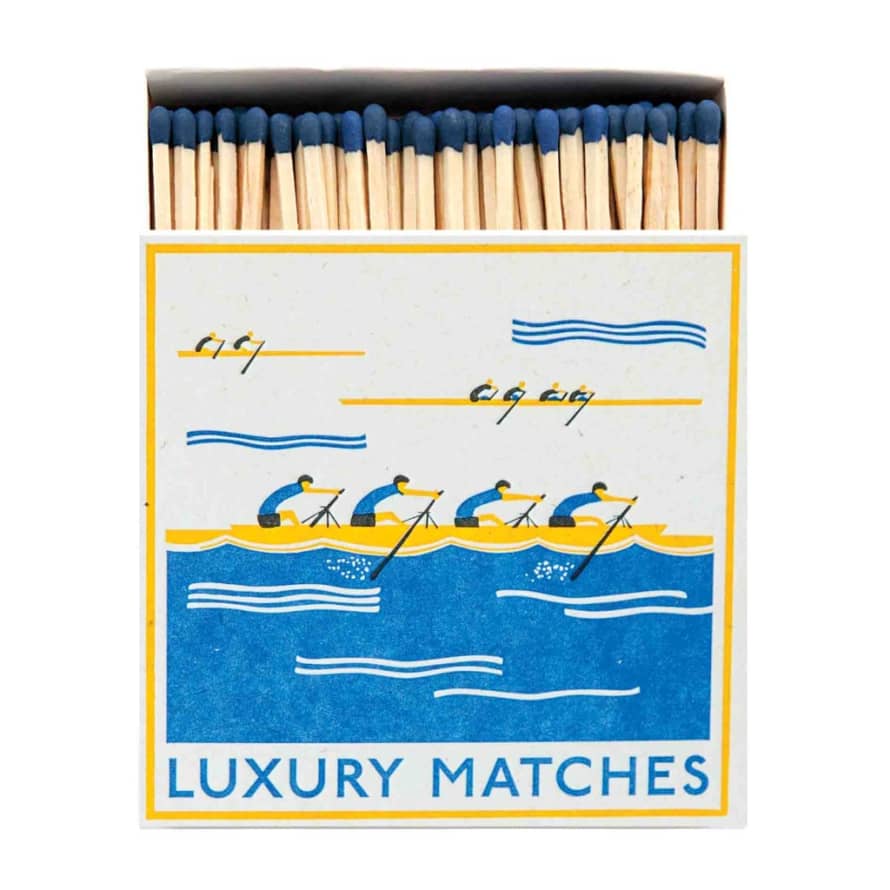 Archivist Long Matches in a Luxury Box Beautifully Arranged - Rowers