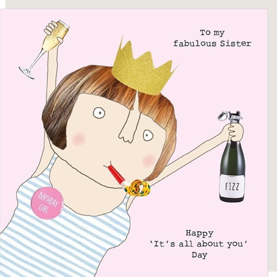 Rosie Made A Thing Sister All About You Card