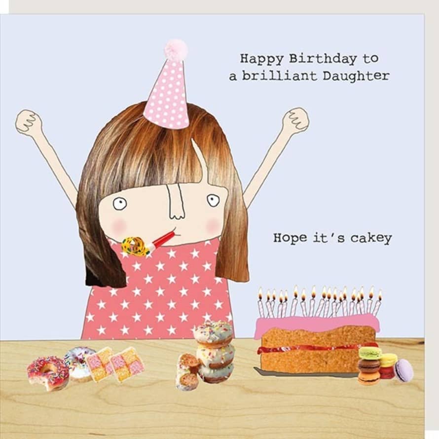 Rosie Made A Thing Daughter Cakey Card