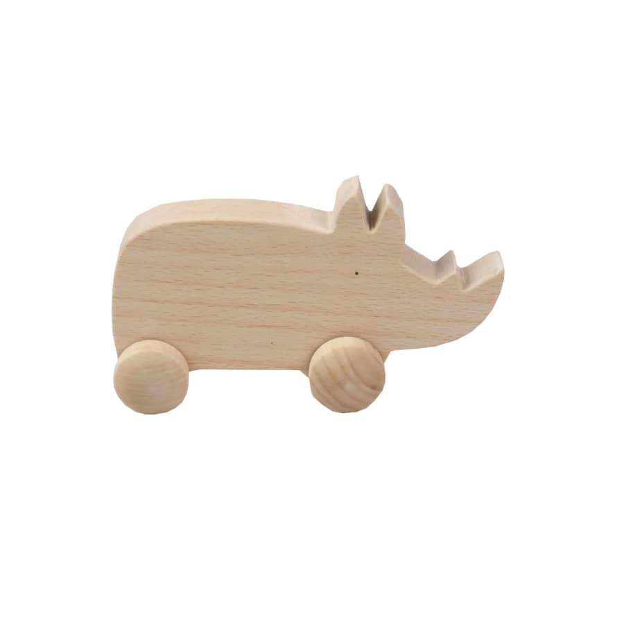 Tangerine Studio Wooden Rhino Toy