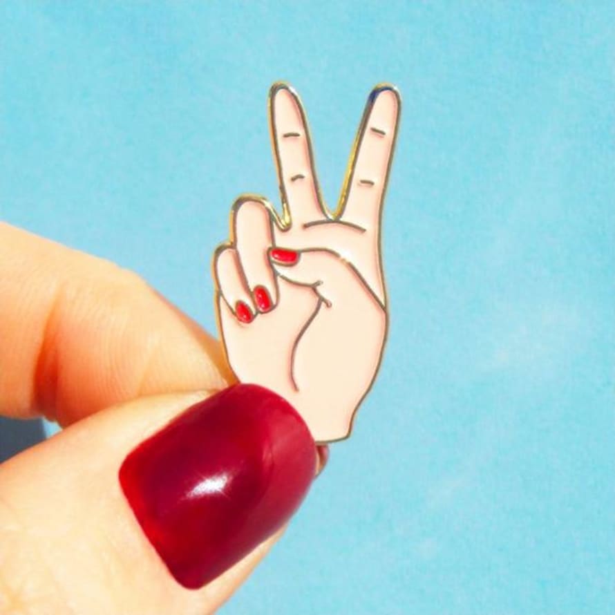 Coucou Suzette Peace Out Pin