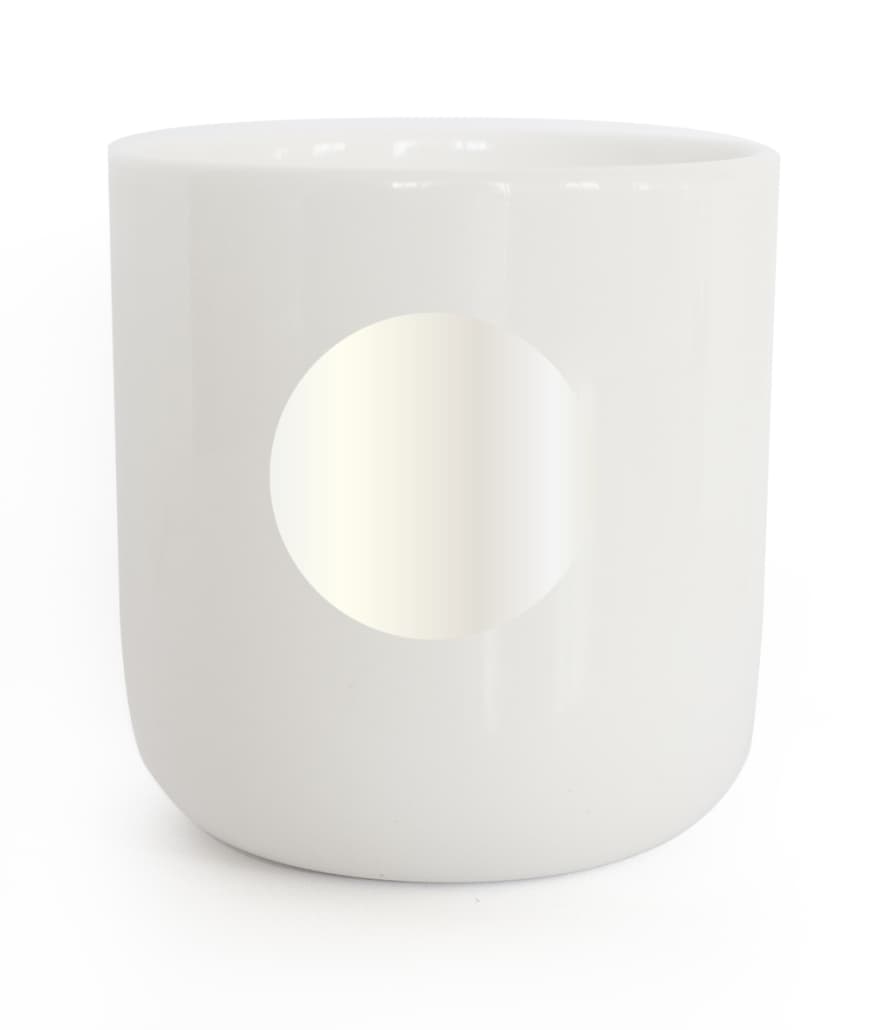 PLTY Glyphs - Pearl White Dot Mug