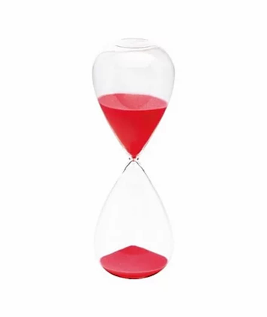 Bitossi Home 60Min Red Sand Hourglass
