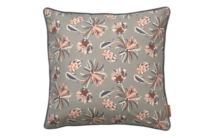 Cozy Living Scandi Floral Beige Cushion 