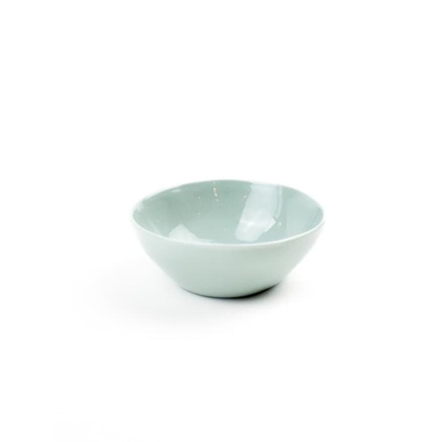 Quail's Egg Pale Blue Ceramic Dipping Bowl Small