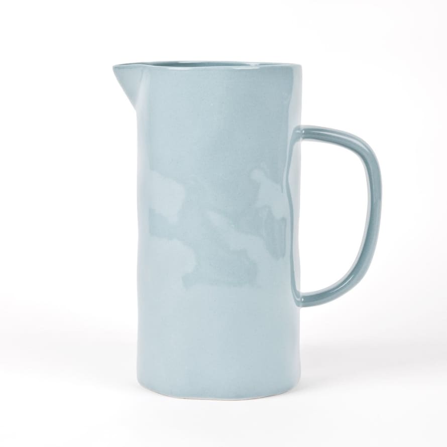 Quail's Egg Large Pale Blue Ceramic Jug