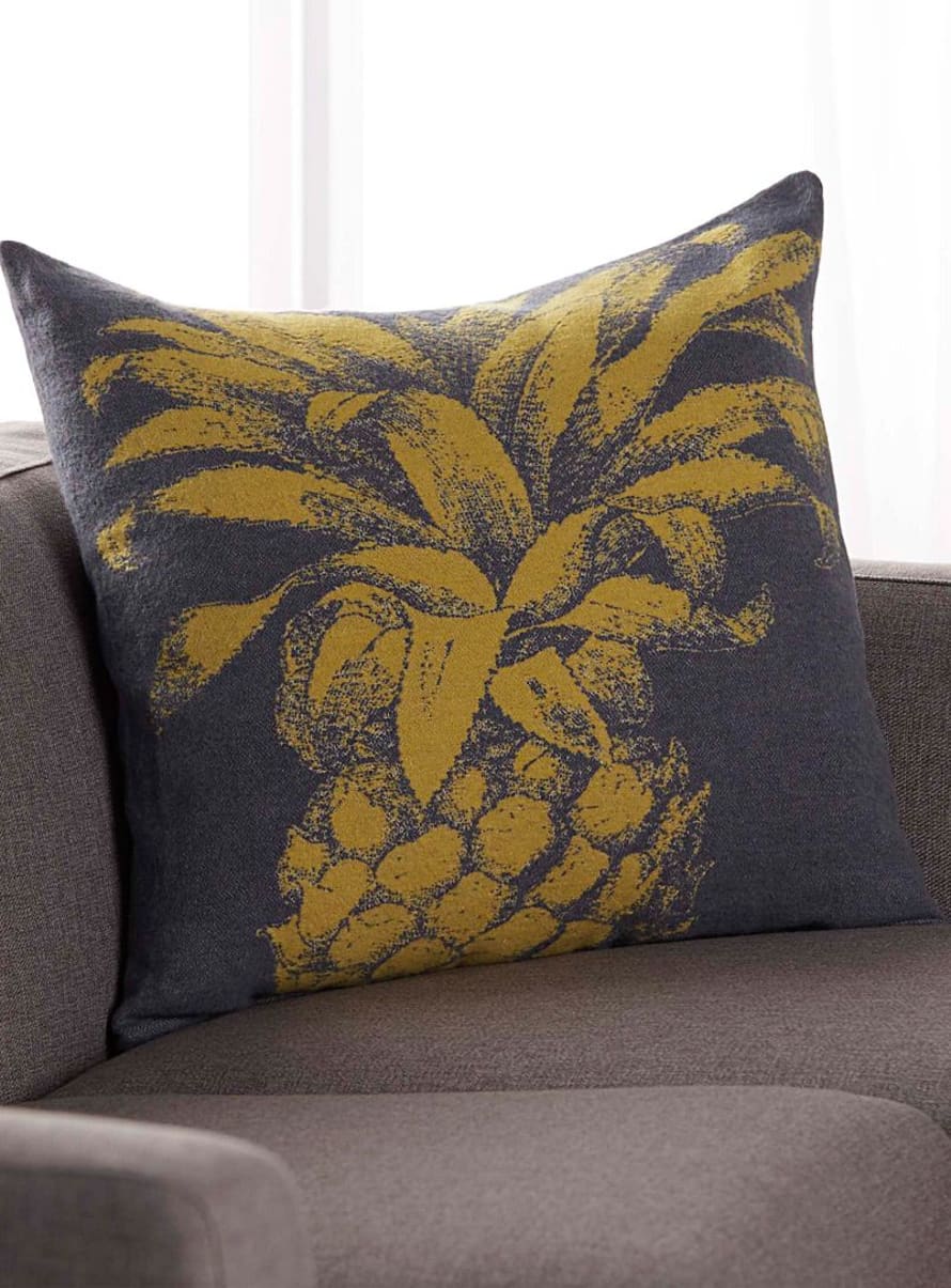 David Fussenegger Large Pineapple Design Cushion