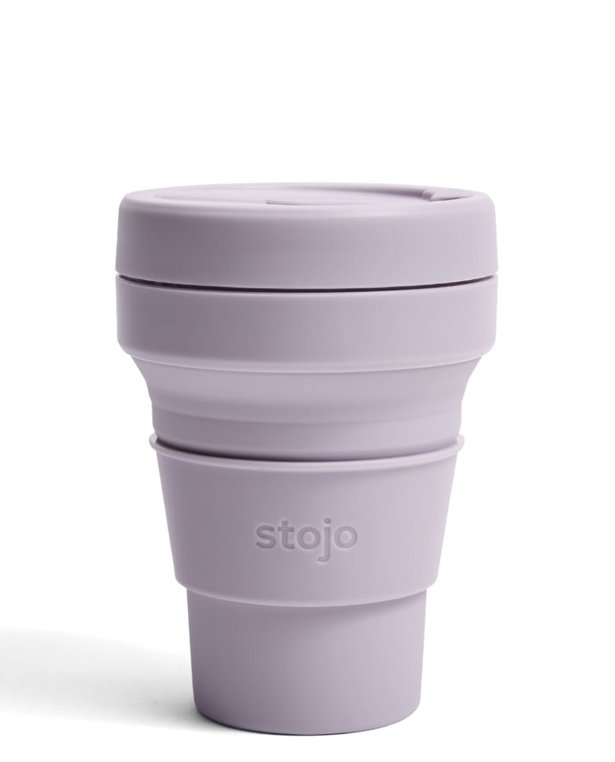 Stojo Lilac Silicone Collapsible Coffee Cup