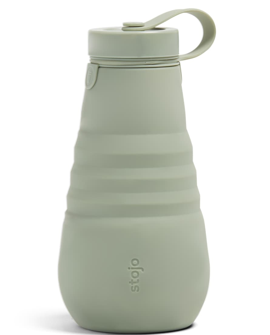 Stojo Sage Green Silicone Collapsible Bottle