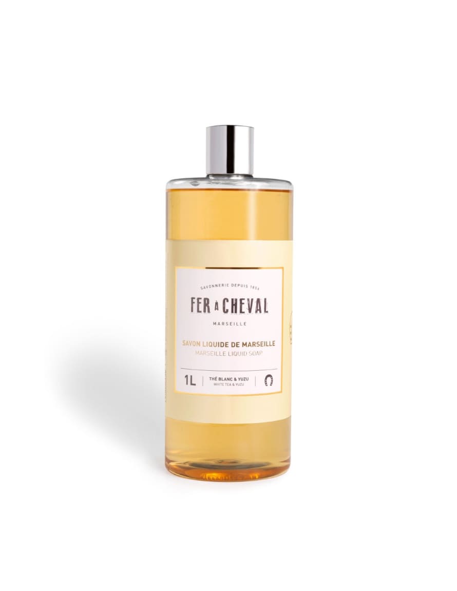 Fer à Cheval 1L White Tea and Yuzu Marseille Liquid Soap