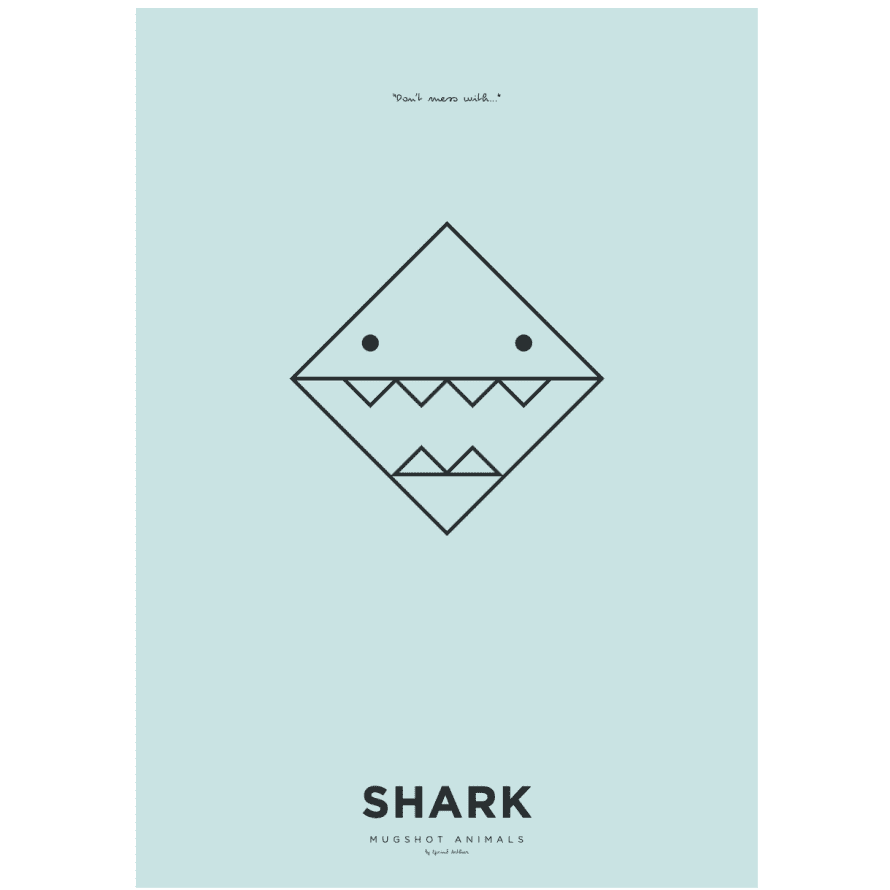 Arthur Zoo Shark Poster A 3