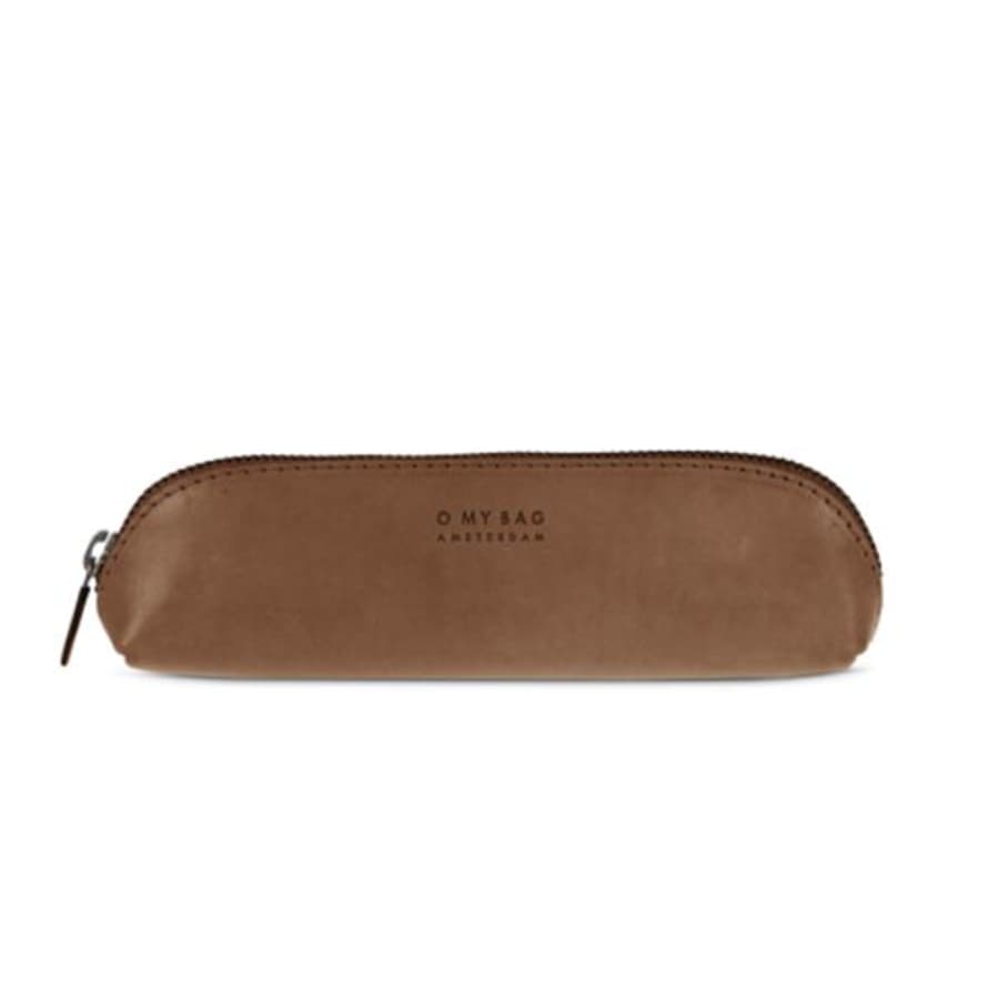 O My Bag  Pencil Case Small Classic Leather Camel