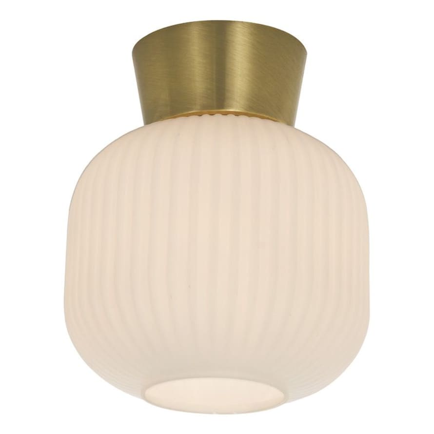 Aneta Vanja Ceiling Lamp White/Brass