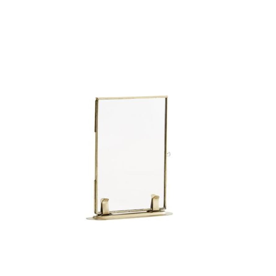 Madam Stoltz Brass Photo Frame on Foot 10 x 15 cm