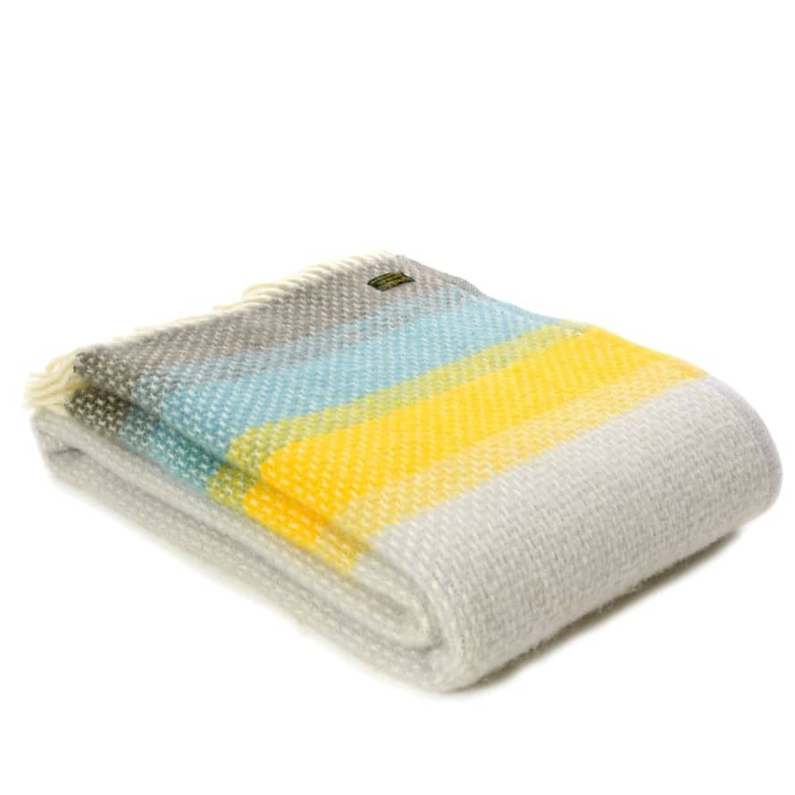 Tweedmill Ombre Tidal Pure New Wool Throw 130cm x 200cm