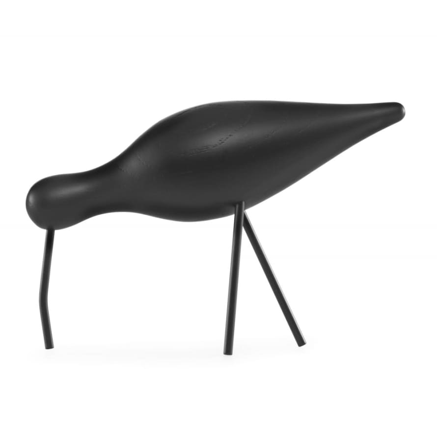 Normann Copenhagen Large Black/Black Wooden Shorebird