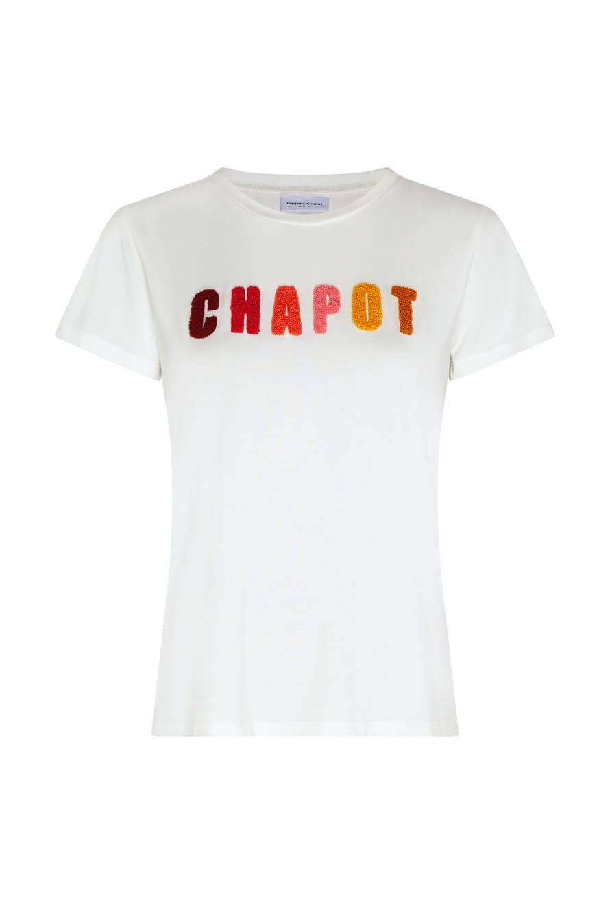 Fabienne Chapot Terry T Shirt in Cream White