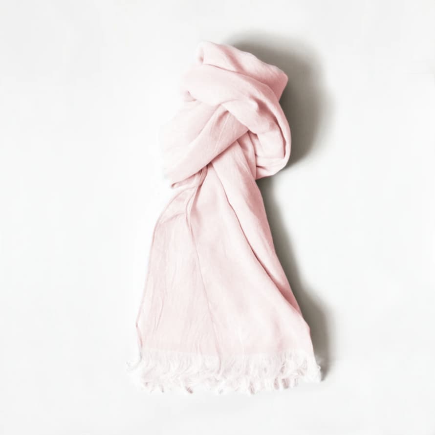 Kontex Haolu Cotton Wool Shawl - Pink