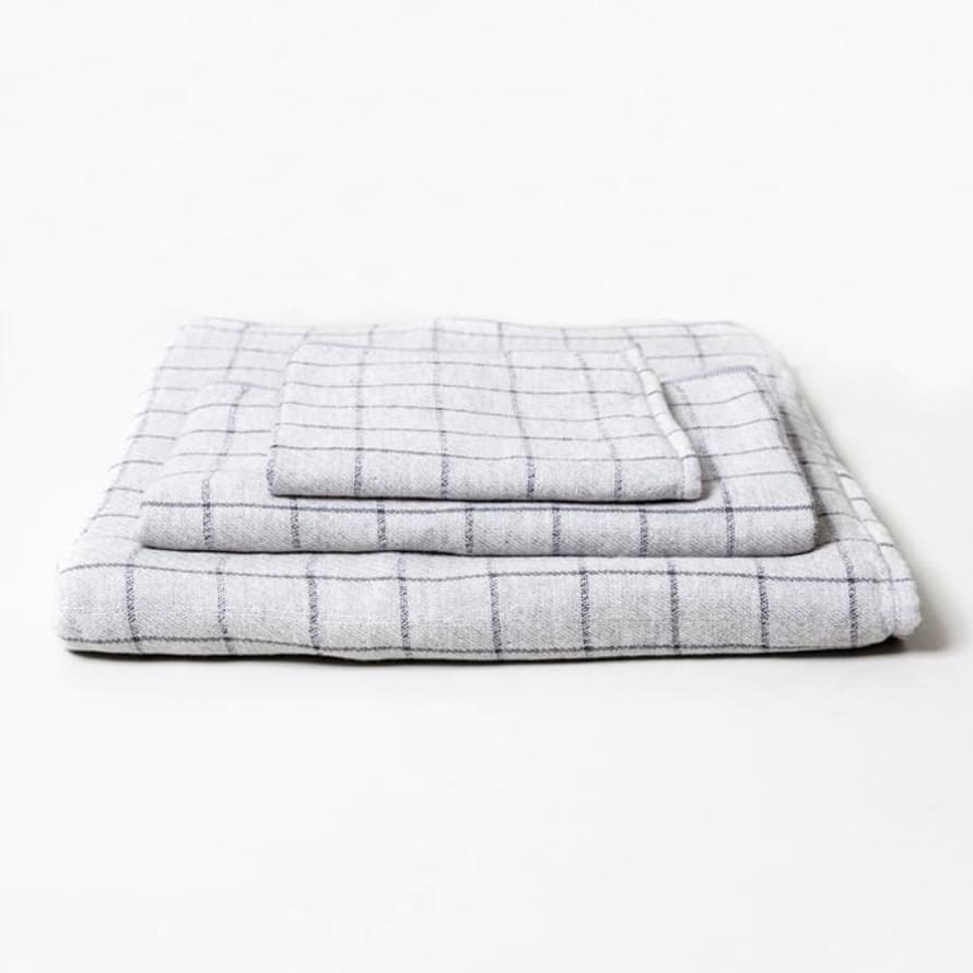 Kontex Graph Hand Towel - Charcoal