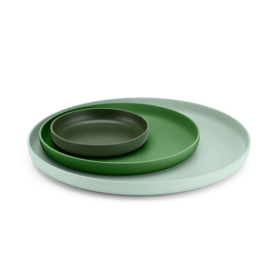 Vitra Trays Green Set of 3