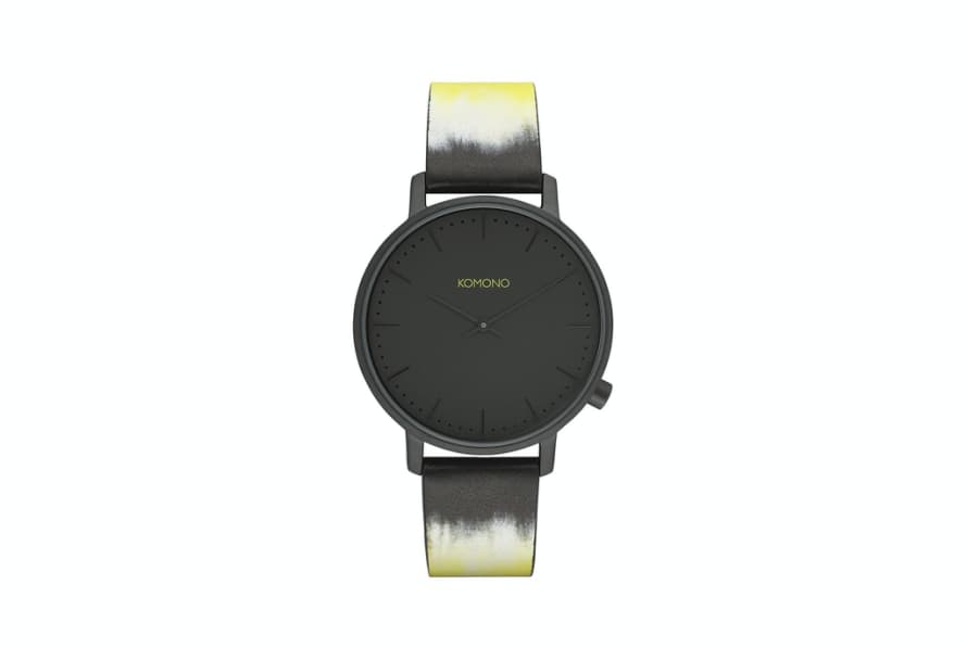 Komono Harlow Tie Dye Lemon Watch