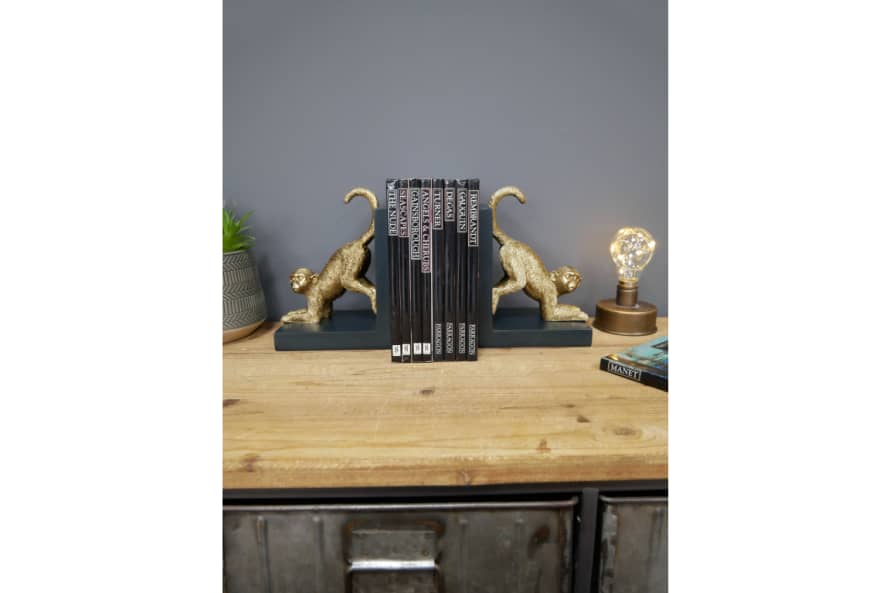 &Quirky Cheeky Monkey Bookends