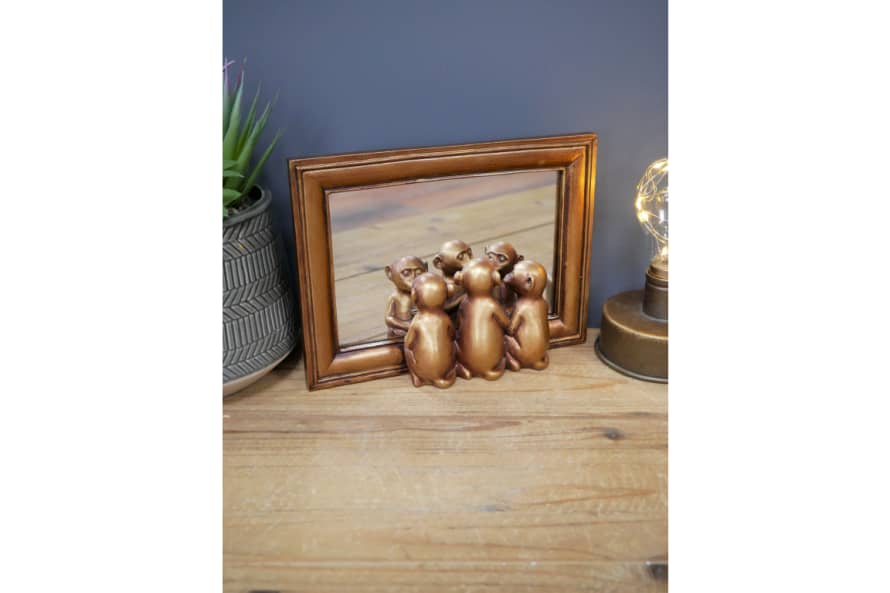 &Quirky Three Cheeky Monkeys Mirror