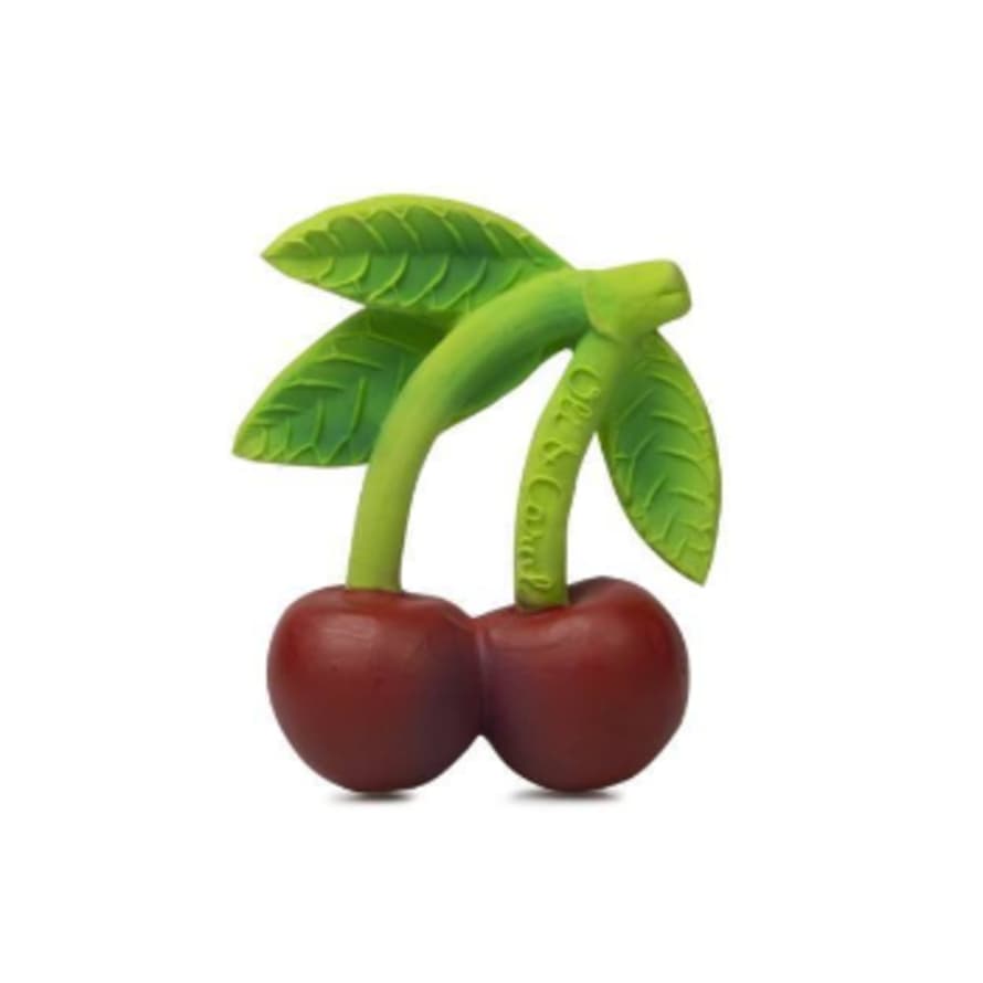 Oli & Carol Mery The Cherry Natural Rubber Teether Bath Toy