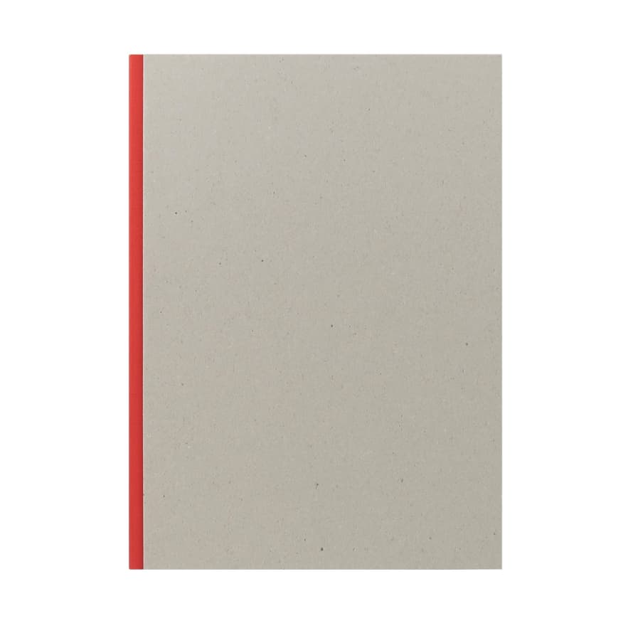 Kunst & Papier Greyboard A4 Sketchbooks with Coloured Spine - Red