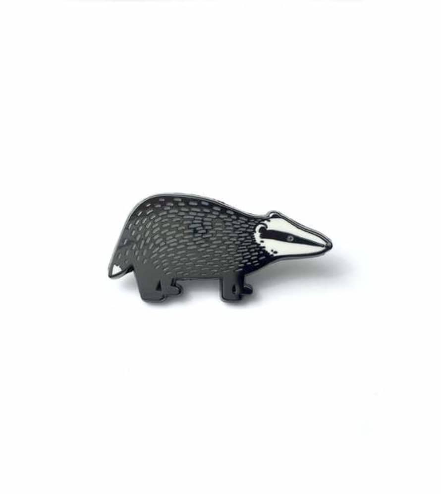 Tom Hardwick Badger Enamel Pin Badge