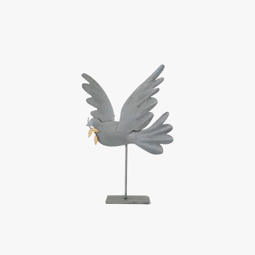 THE COLLABORATIVE STORE Silver Mini Decorative Dove