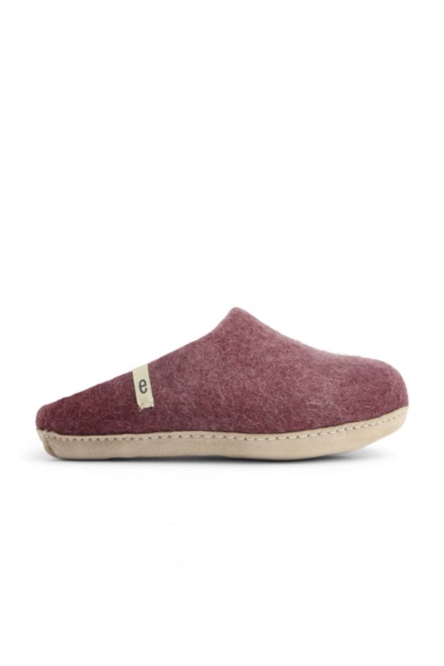 Egos Copenhagen Bordeaux Slip On Simple Slipper