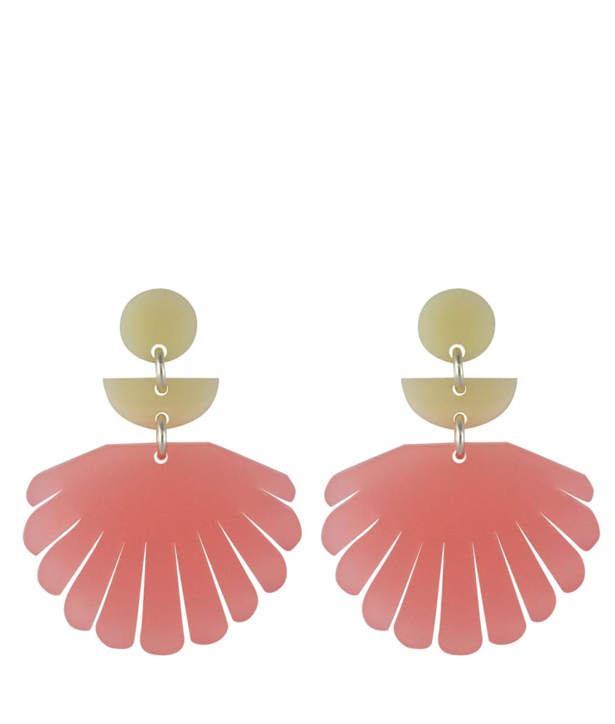 Orella Jewelry Salina Earrings - Frost Pink