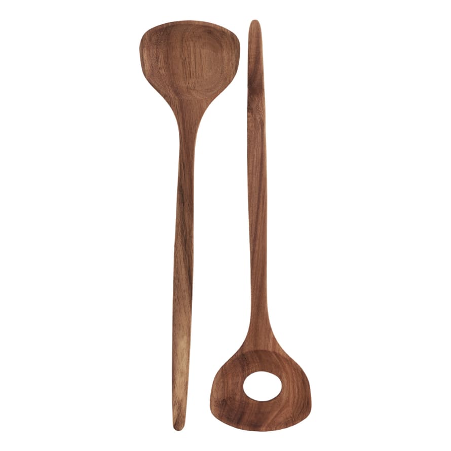 Nicolas Vahé  Salad Cutlery 32 cm in Acacia Wood