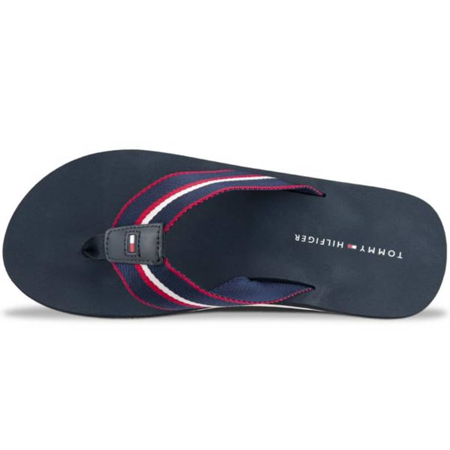 Tommy Hilfiger Navy Webbing Beach Sandal 