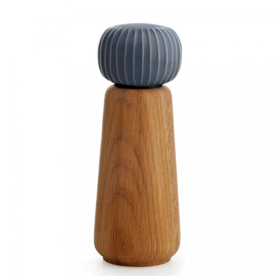 Kähler Oak/Anthracite Grey Hammershoi Salt & Pepper Mill/Grinder