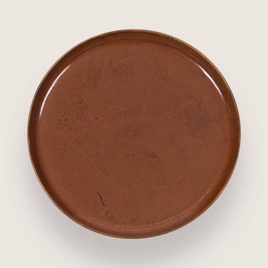 Urban Nature Culture Large Brown Georgetown Plate 